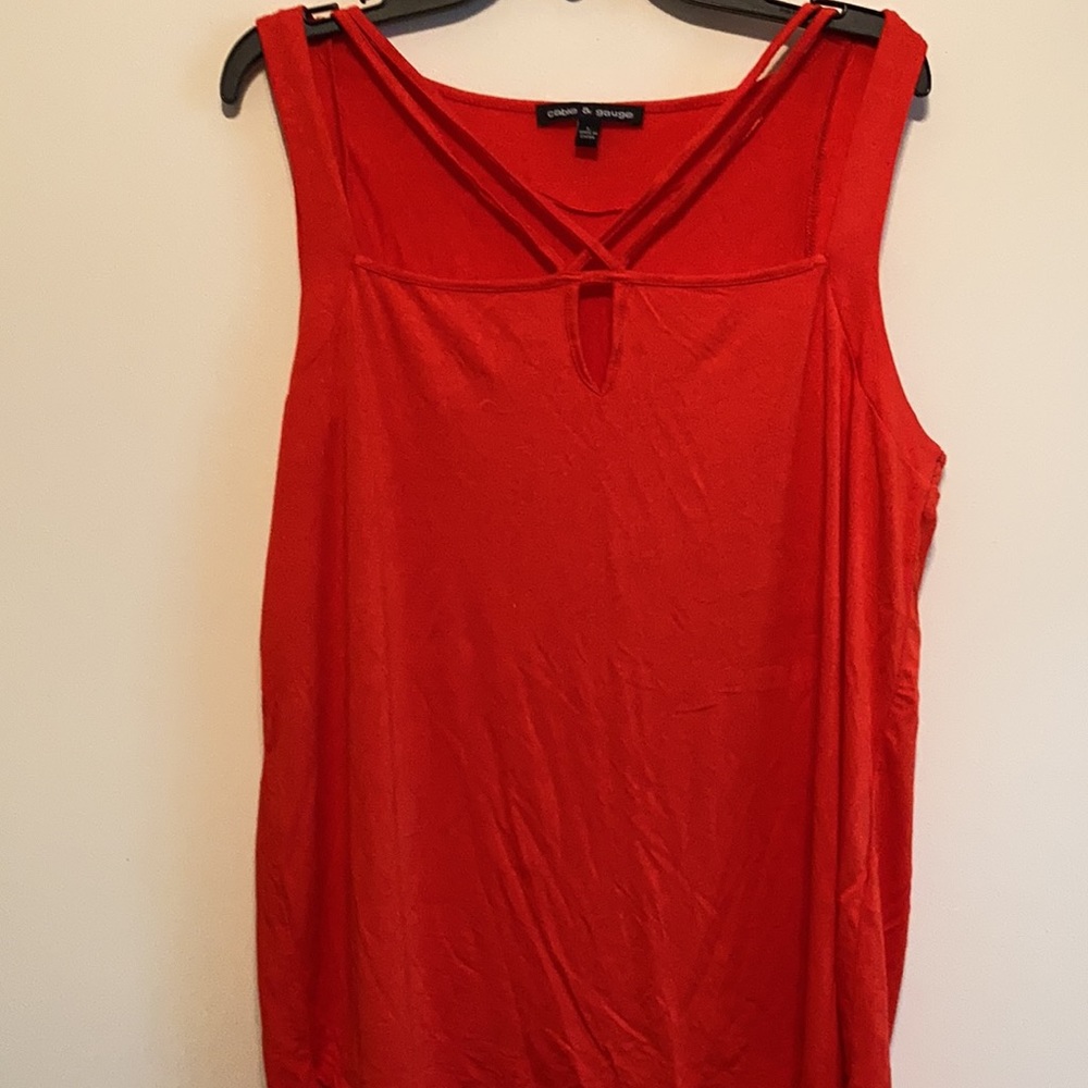 Cable and Gauge Tank Top
